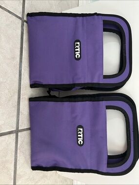 RTIC Purple Insulated Tote Pair - Compact Grab Bags